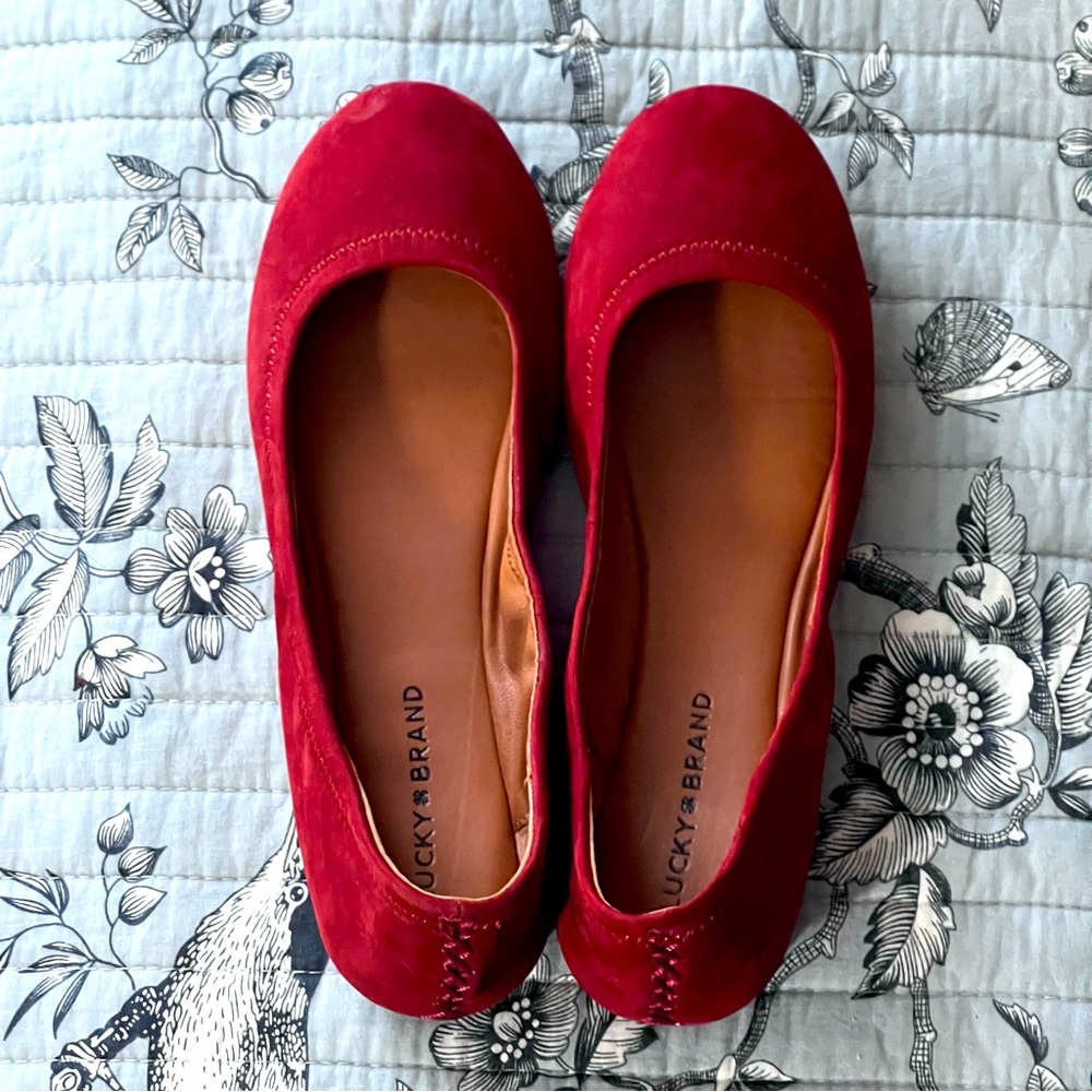 Lucky Brand Emmie Flats Sz 8